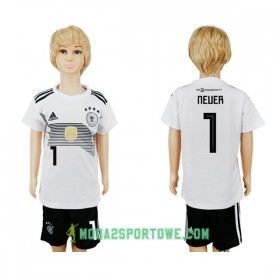 Koszulka Niemcy Neuer 1 Dziecięcy Mistrzostwa Świata 2018 Domowe Stroje Piłkarskie